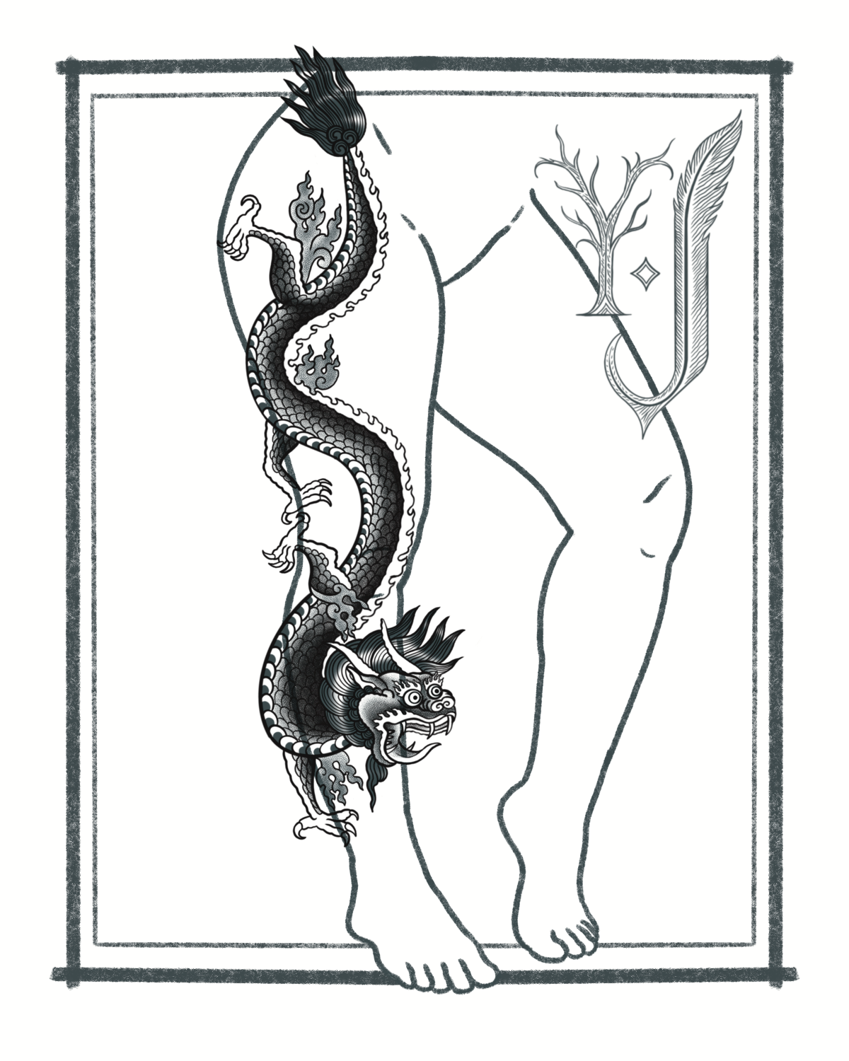 Tatuaje pierna