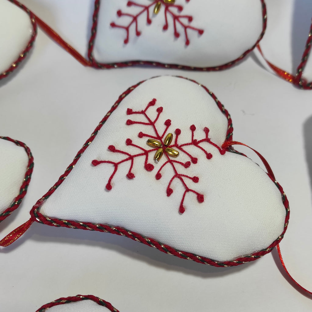 Adorno Navideño poliéster Blanco