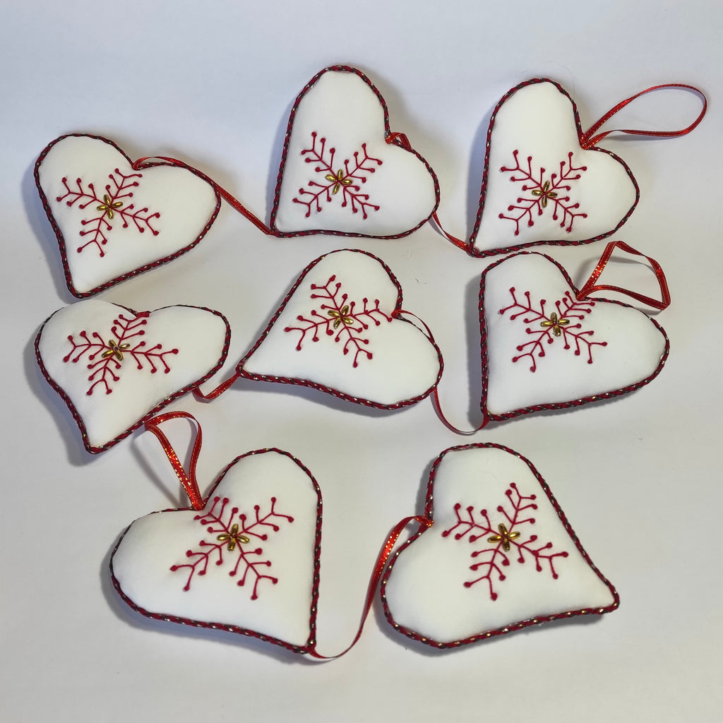 Adorno Navideño poliéster Blanco