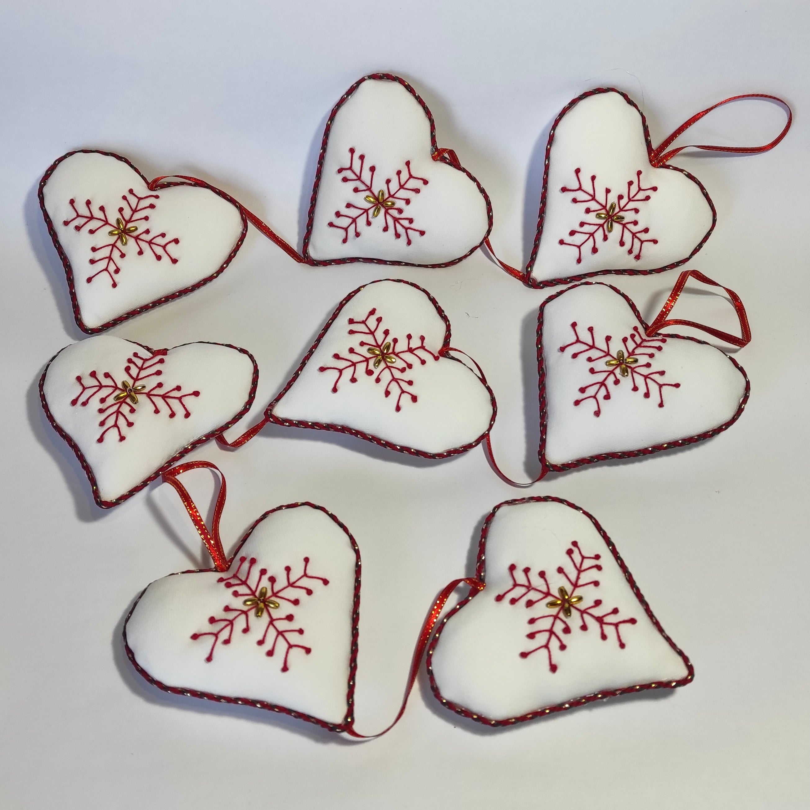 Adorno Navideño poliéster Blanco