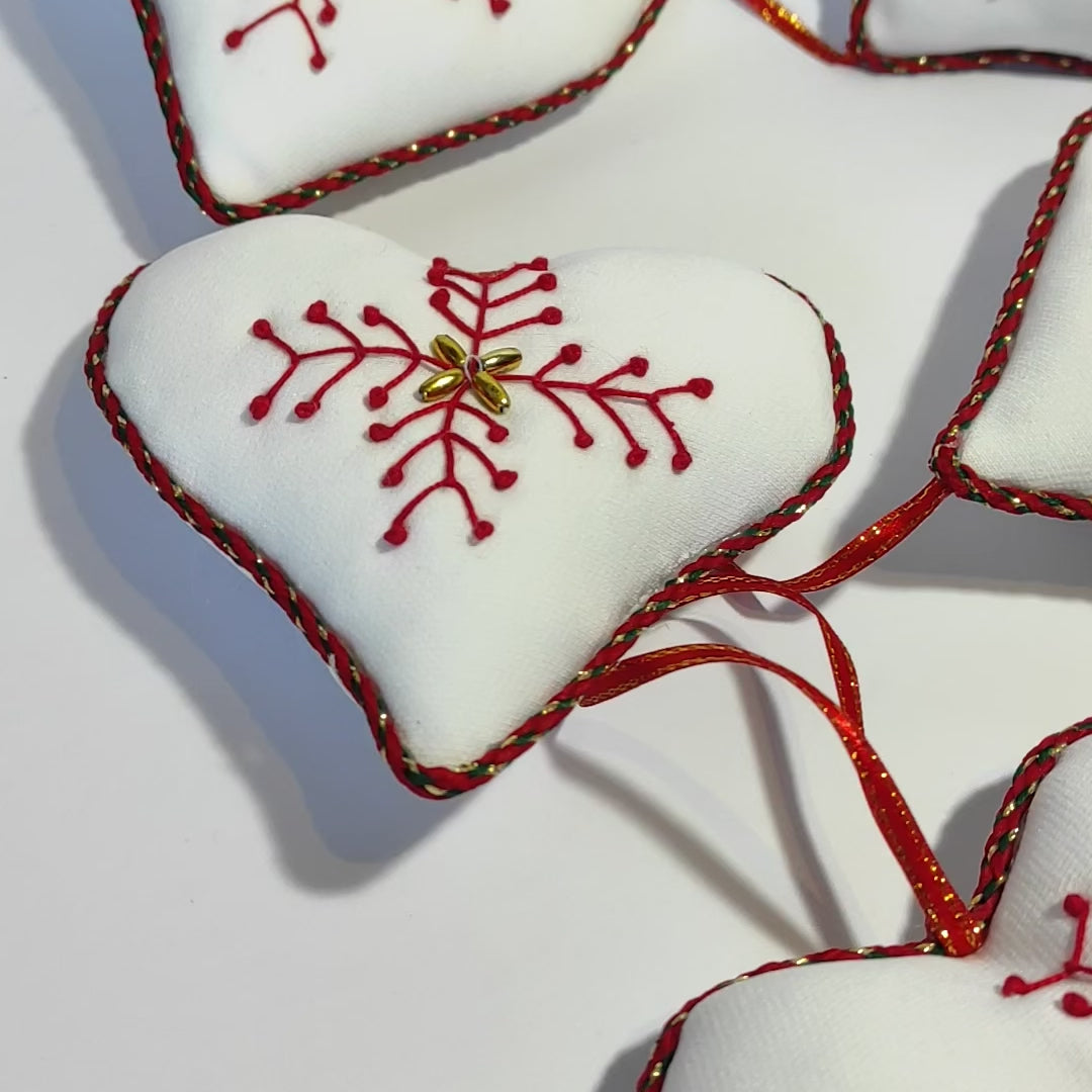 Adorno Navideño poliéster Blanco